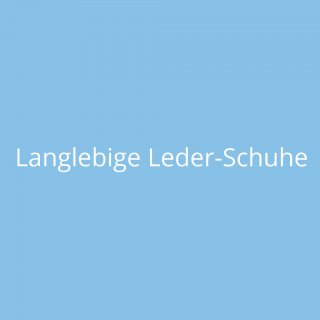 Langlebige Leder-Schuhe