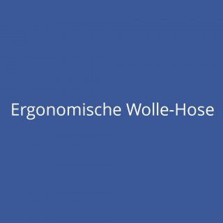 Ergonomische Wolle-Hose