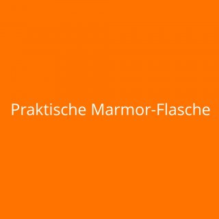 Praktische Marmor-Flasche