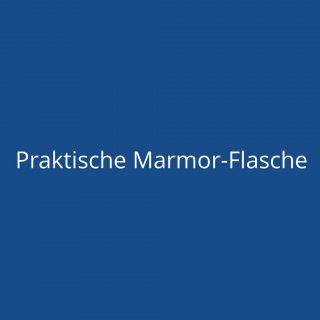 Praktische Marmor-Flasche