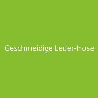 Geschmeidige Leder-Hose