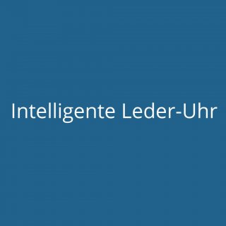 Intelligente Leder-Uhr