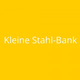 Kleine Stahl-Bank