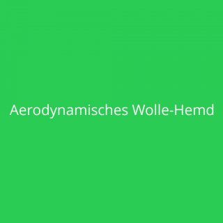 Aerodynamisches Wolle-Hemd