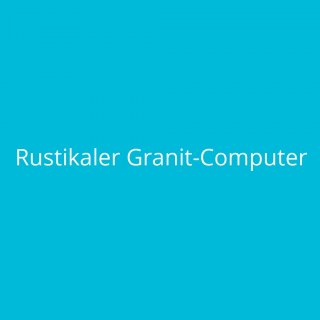 Rustikaler Granit-Computer