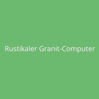 Rustikaler Granit-Computer