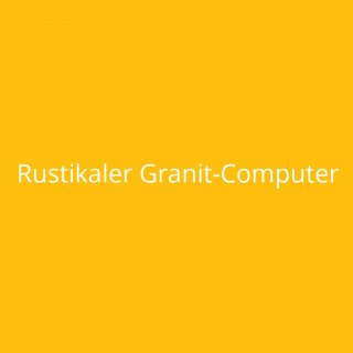 Rustikaler Granit-Computer
