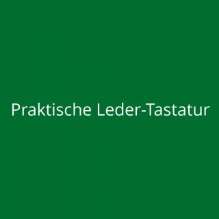 Praktische Leder-Tastatur
