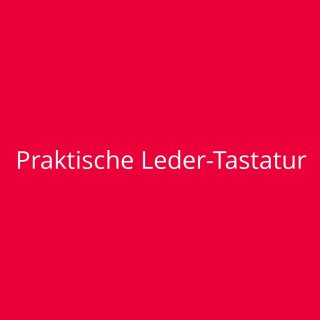 Praktische Leder-Tastatur