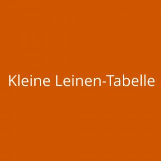 Kleine Leinen-Tabelle