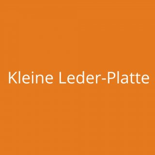Kleine Leder-Platte