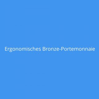 Ergonomisches Bronze-Portemonnaie